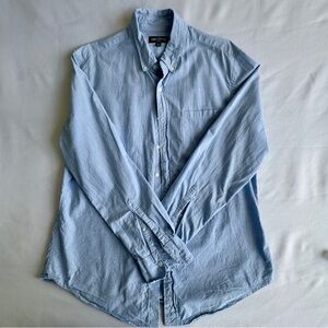 J Crew International Concepts Men's Light Blue Button-Down Shirt